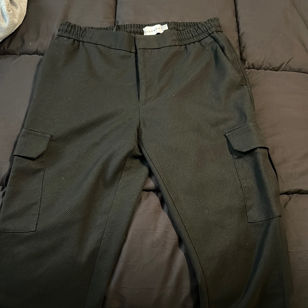 Topman chino pant with cargo pockets